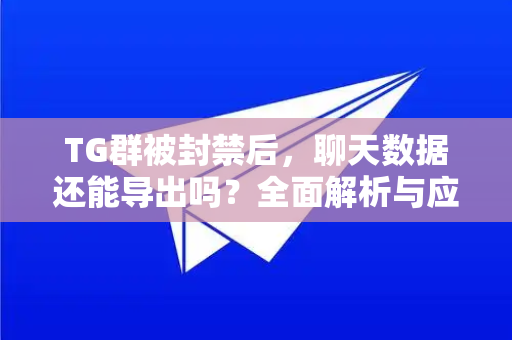 TG群被封禁后，聊天数据还能导出吗？全面解析与应对策略-第1张图片-TG中文版纸Telegeram|快速的即时通讯应用