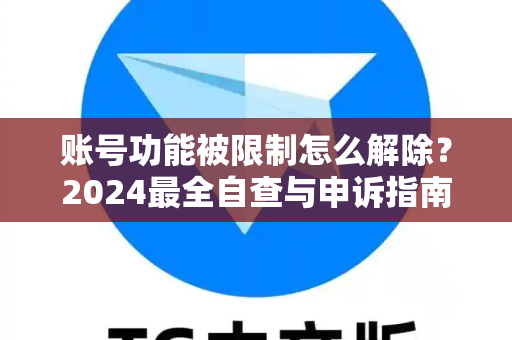 账号功能被限制怎么解除？2024最全自查与申诉指南-第1张图片-TG中文版纸Telegeram|快速的即时通讯应用