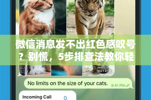 微信消息发不出红色感叹号？别慌，5步排查法教你轻松解决！