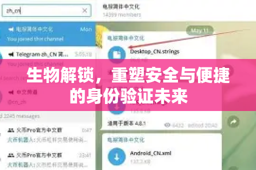生物解锁，重塑安全与便捷的身份验证未来-第1张图片-TG中文版纸Telegeram|快速的即时通讯应用