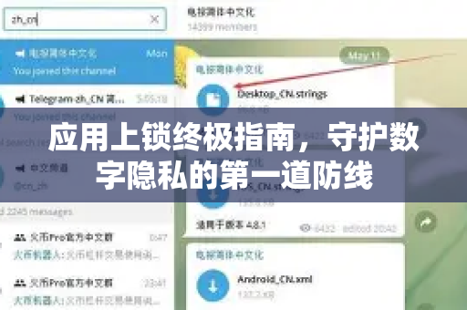 应用上锁终极指南，守护数字隐私的第一道防线