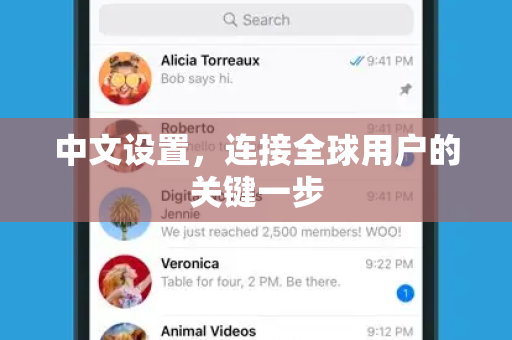 中文设置，连接全球用户的关键一步