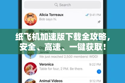纸飞机加速版下载全攻略，安全、高速、一键获取！